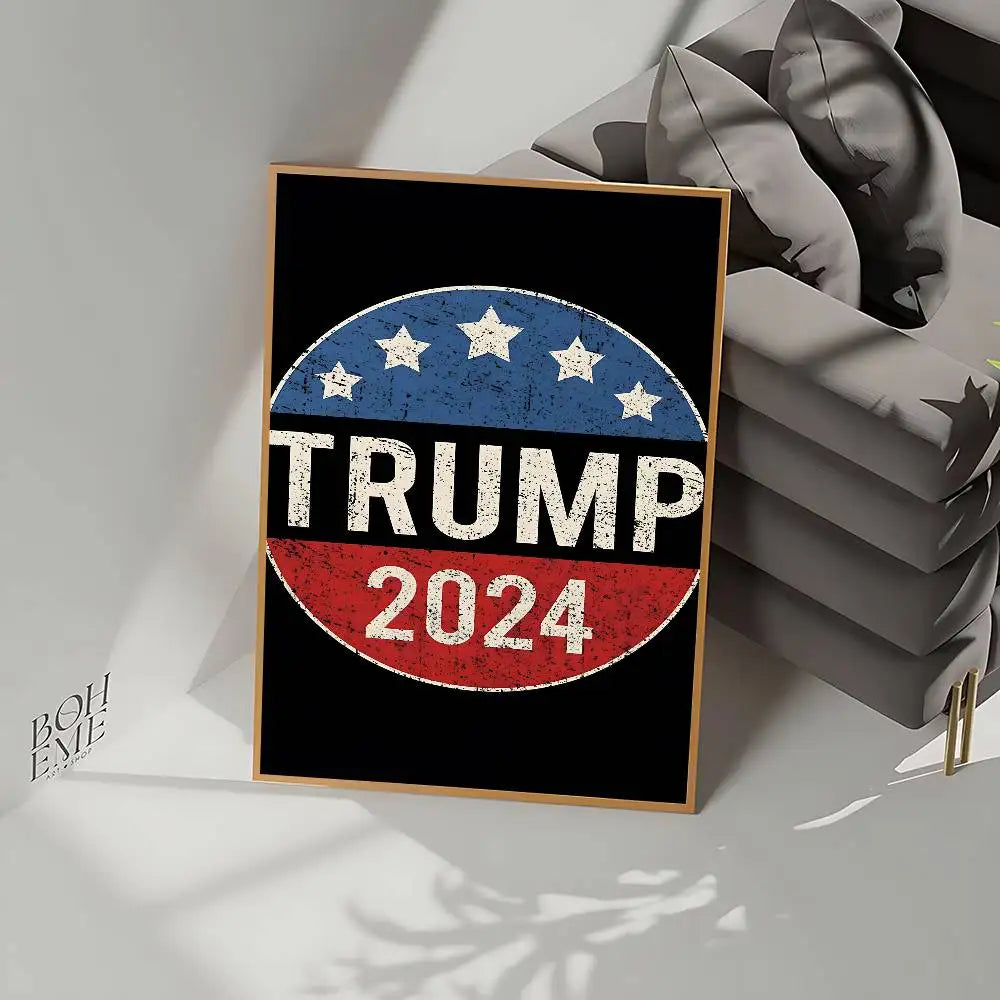 Donald Trump 2024 Paper Poster - Patriot Picks
