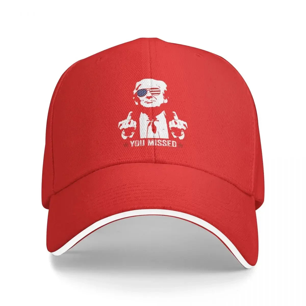 Assassination Shooting Trump You Missed  Baseball Caps - Patriot Picks