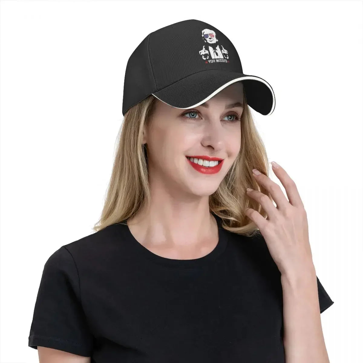 Assassination Shooting Trump You Missed  Baseball Caps - Patriot Picks