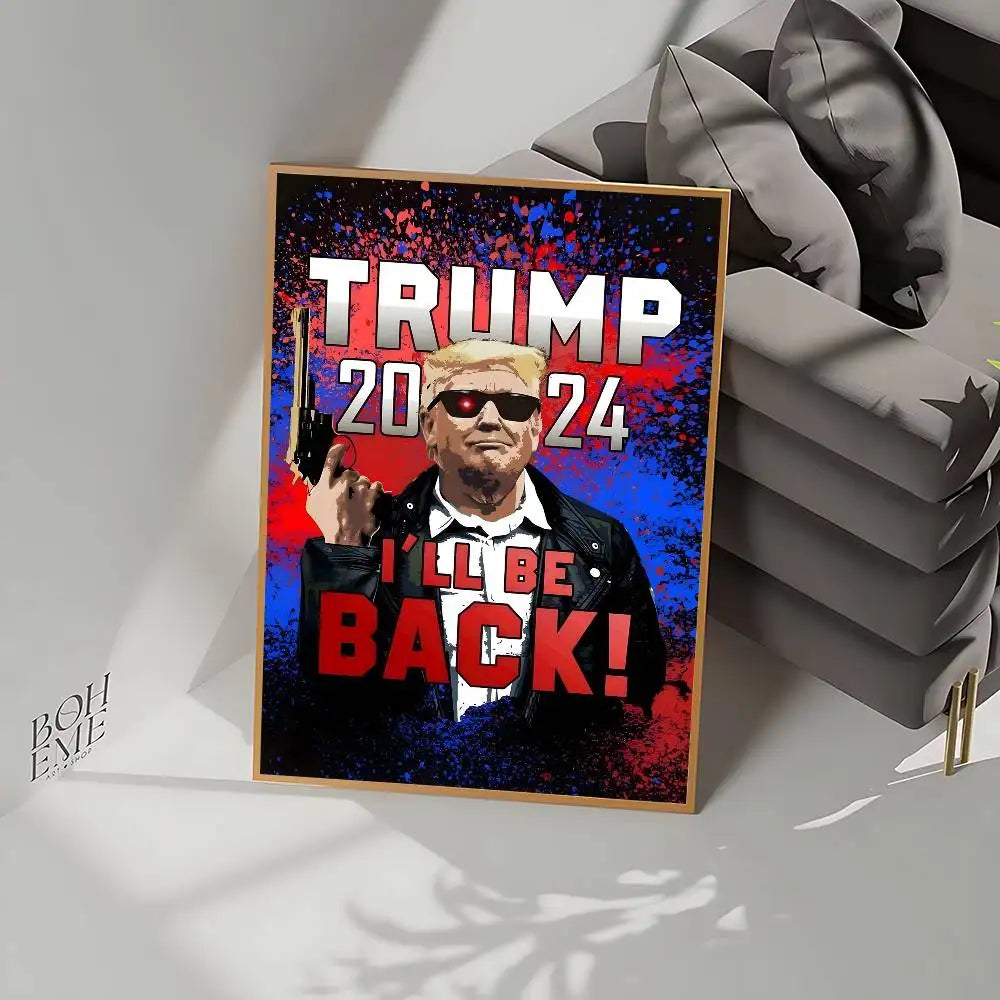 Donald Trump 2024 Paper Poster - Patriot Picks