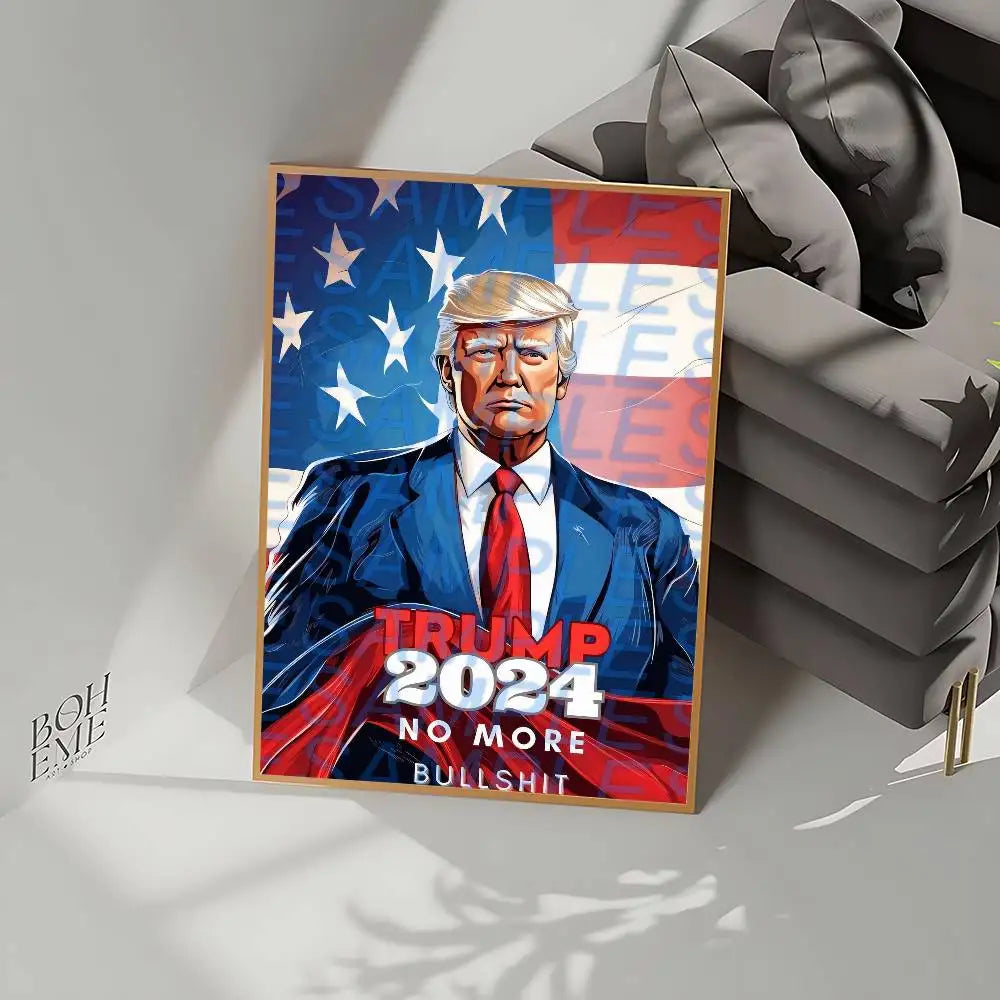 Donald Trump 2024 Paper Poster - Patriot Picks