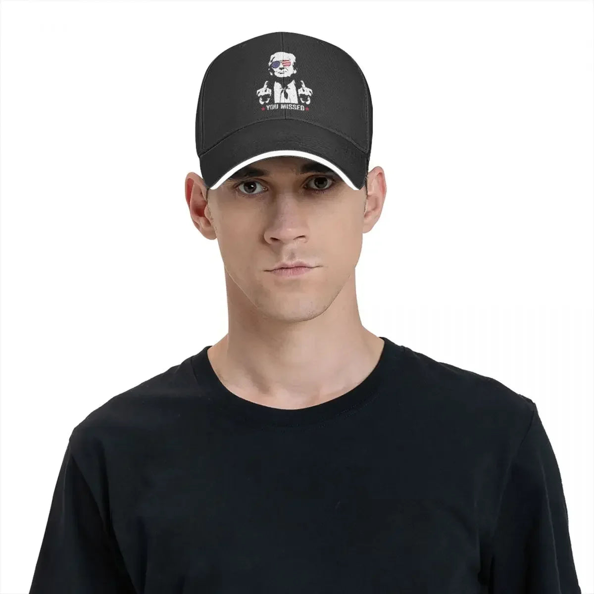 Assassination Shooting Trump You Missed  Baseball Caps - Patriot Picks
