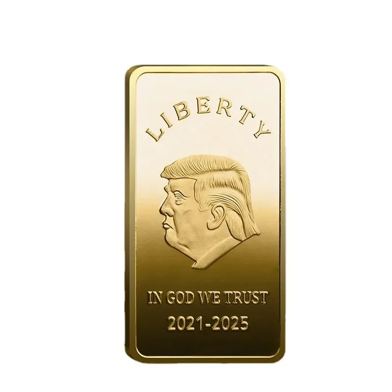 America Donald Trump Gold Plated Bullion Bar - Patriot Picks