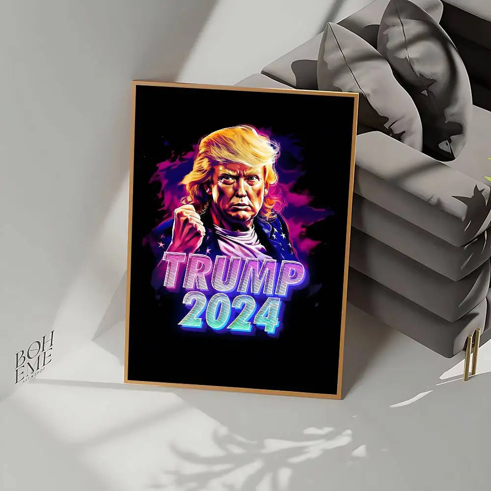 Donald Trump 2024 Paper Poster - Patriot Picks