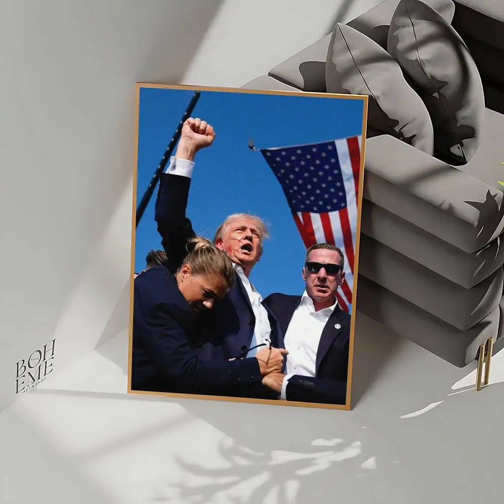 Donald Trump 2024 Paper Poster - Patriot Picks