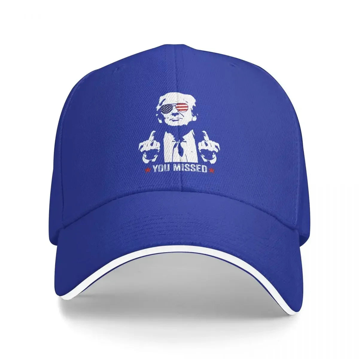 Assassination Shooting Trump You Missed  Baseball Caps - Patriot Picks