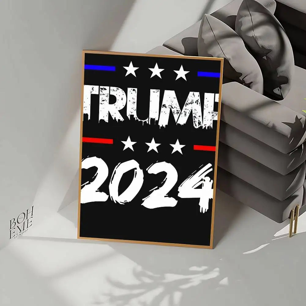 Donald Trump 2024 Paper Poster - Patriot Picks