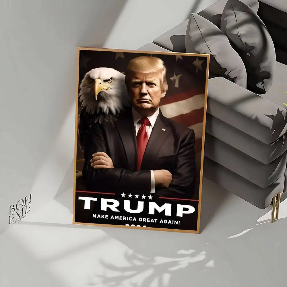 Donald Trump 2024 Paper Poster - Patriot Picks