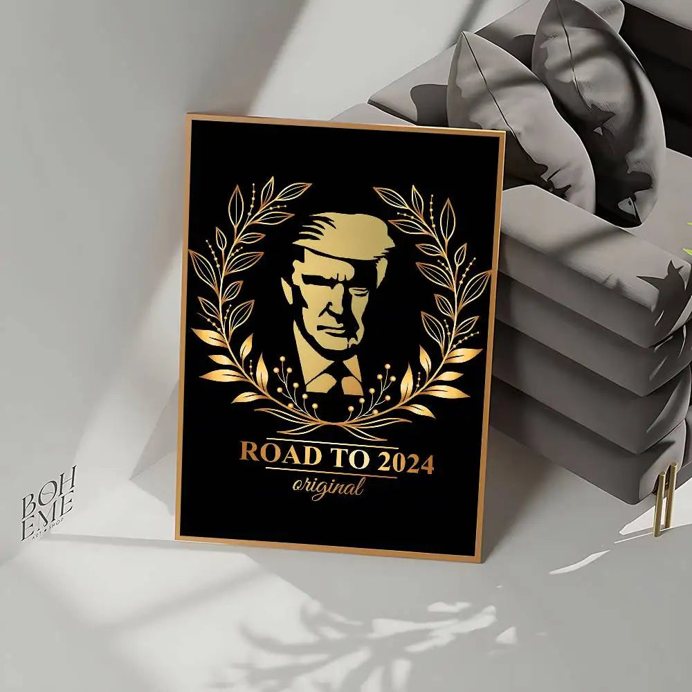 Donald Trump 2024 Paper Poster - Patriot Picks