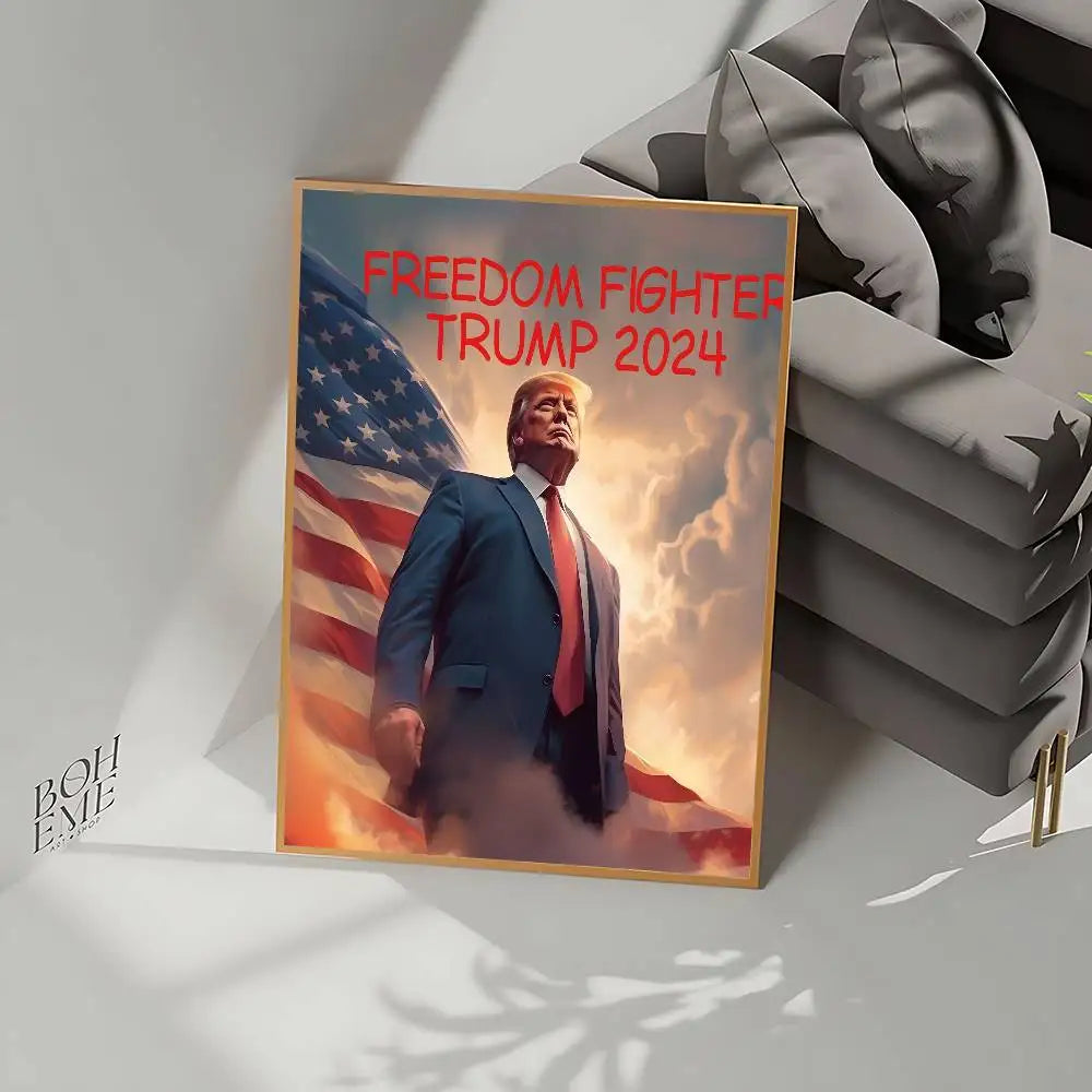 Donald Trump 2024 Paper Poster - Patriot Picks