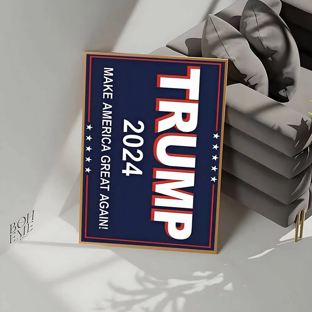 Donald Trump 2024 Paper Poster - Patriot Picks