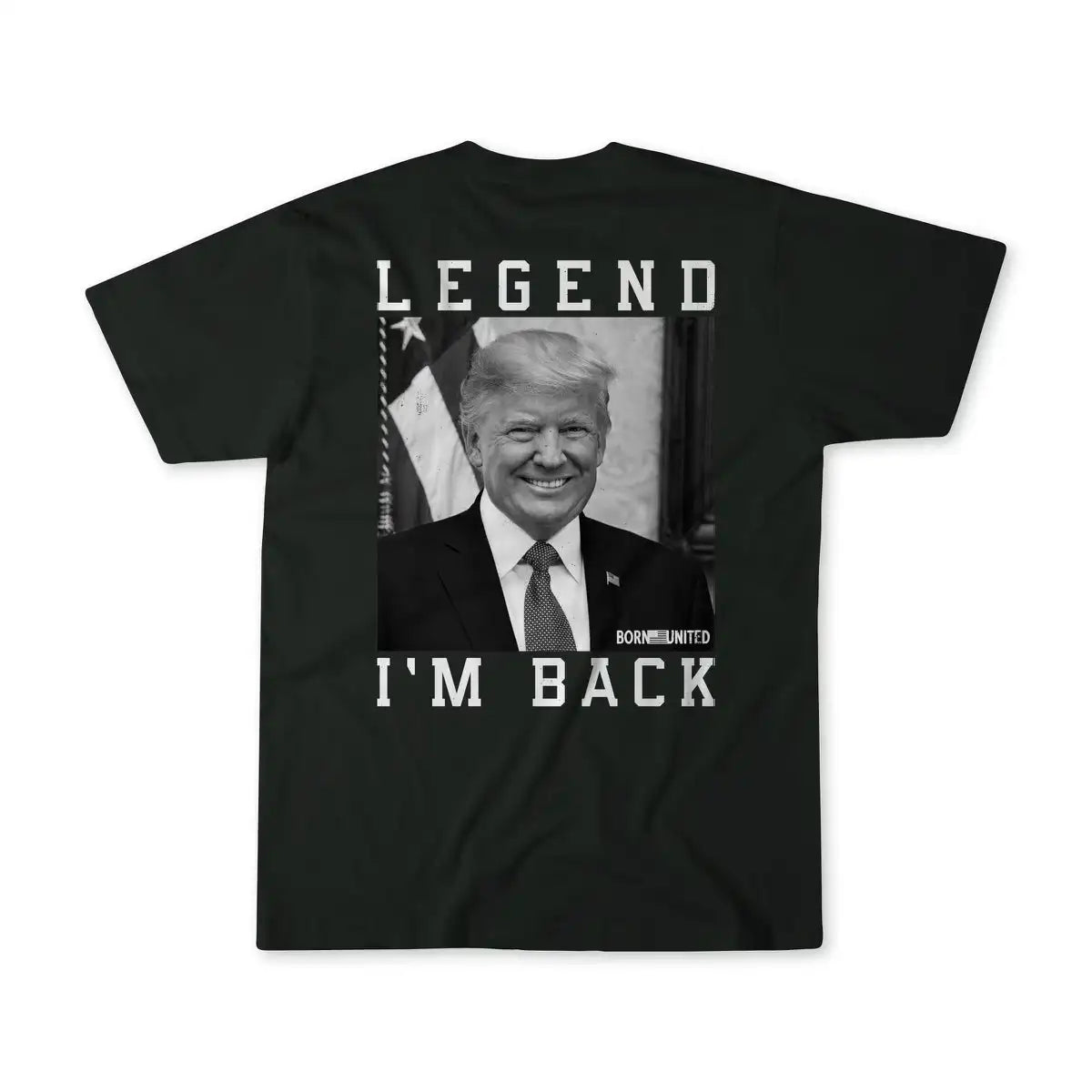 New Men T-Shirt Summer Cotton Print LEGEND TRUMP - Patriot Picks