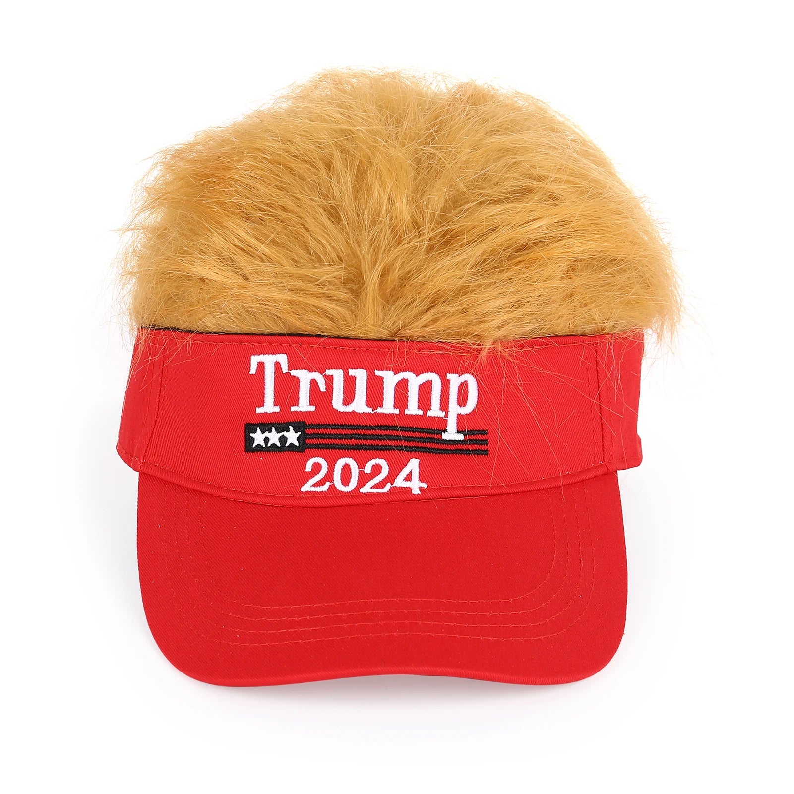 Trump Hats with Wigs 2024 Donald Trump - Patriot Picks