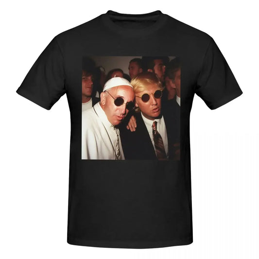 Men's T-shirts with selfies of Pope Francis and Donald Trump - Patriot Picks