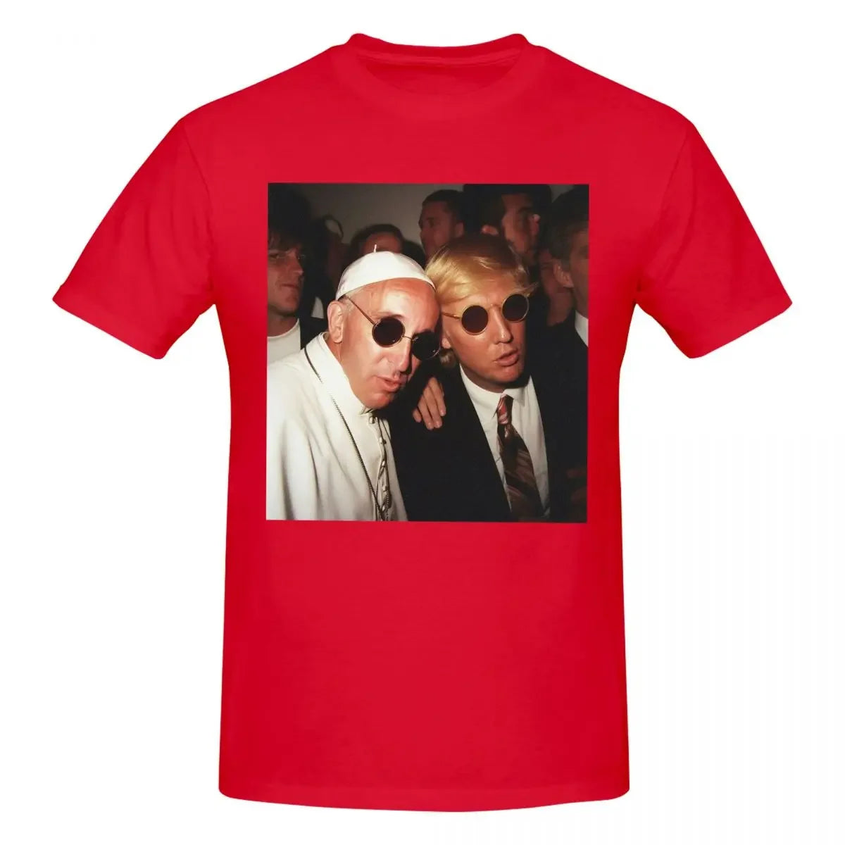 Men's T-shirts with selfies of Pope Francis and Donald Trump - Patriot Picks