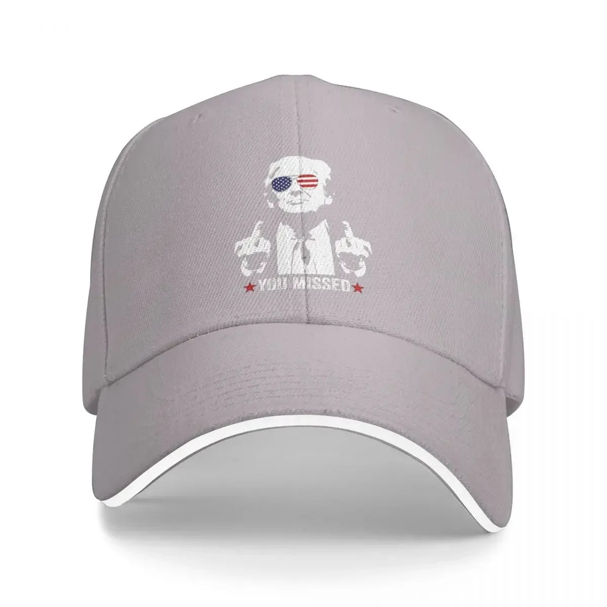 Assassination Shooting Trump You Missed  Baseball Caps - Patriot Picks