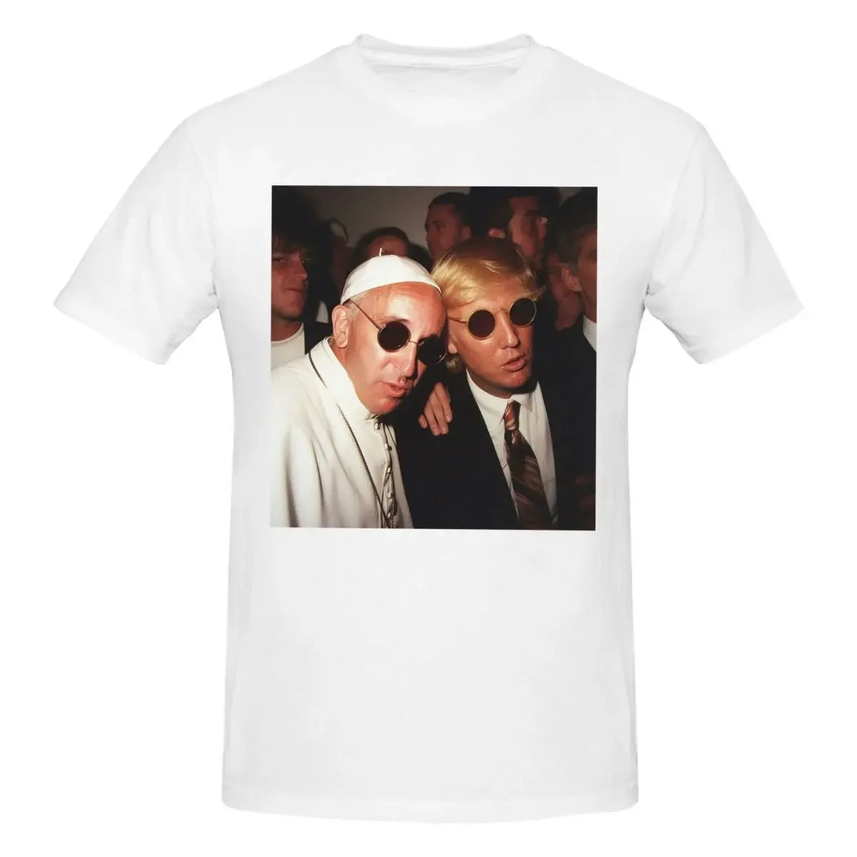 Men's T-shirts with selfies of Pope Francis and Donald Trump - Patriot Picks
